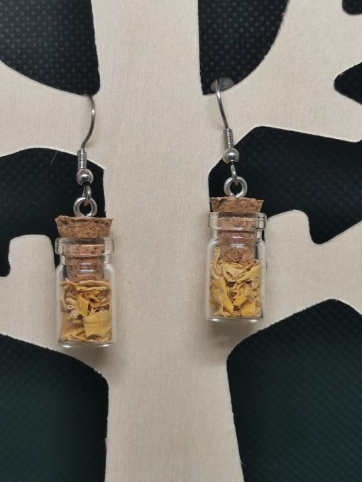 Boucles d'oreilles roses